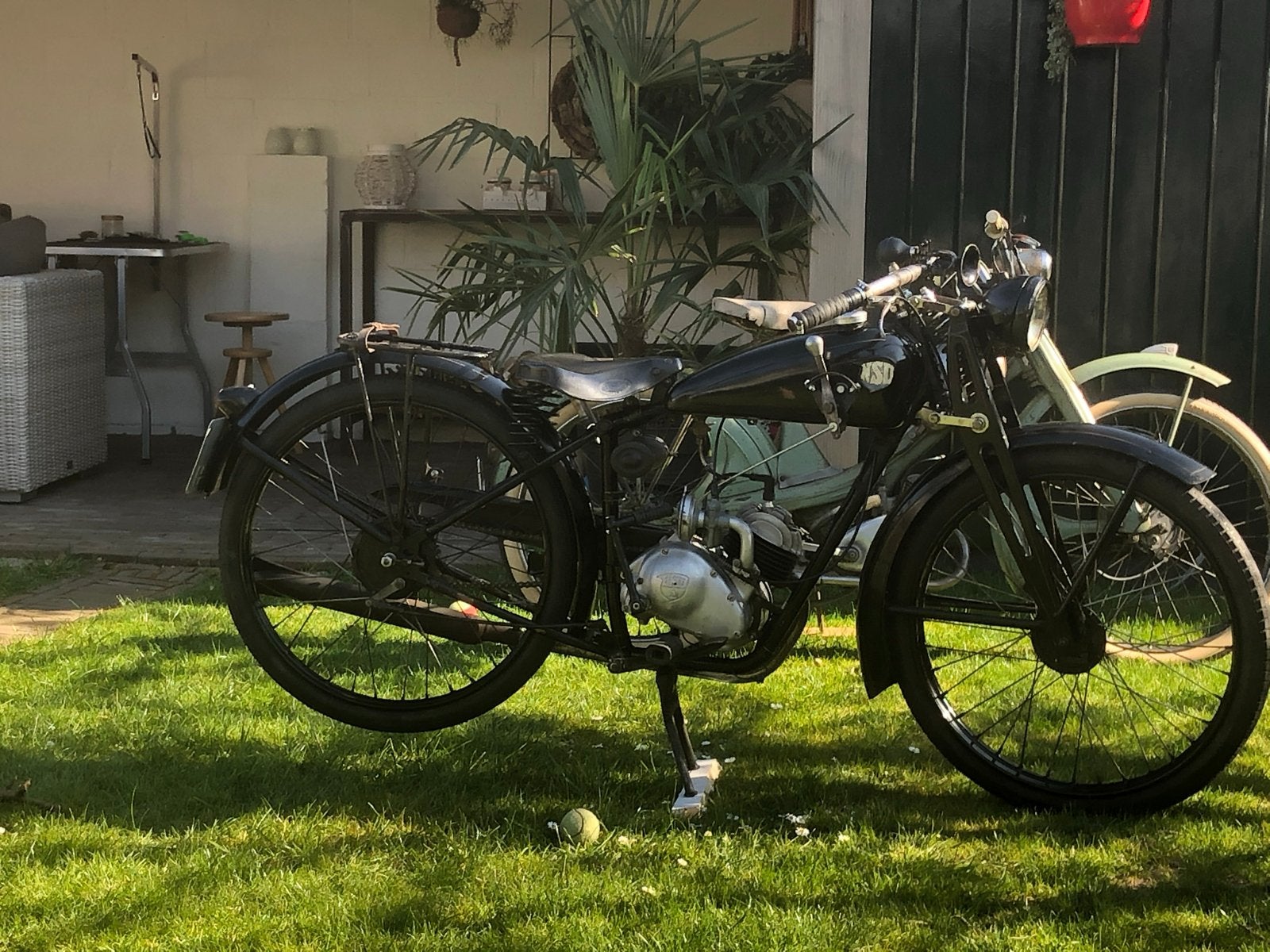 NSU pony 98 cc uit 1939 ( nederland fabrikaat ), Motoren, 9 cc, Motorrijbewijs A, Gebruikt, Overig