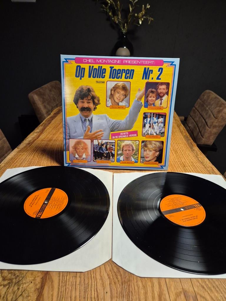 Chiel Montagne presenteert: Op Volle Toeren Nr. 2 Dubbel-LP, Cd's en Dvd's, Gebruikt, 1980 - 1989, Ophalen of Verzenden, Dubbel-LP
