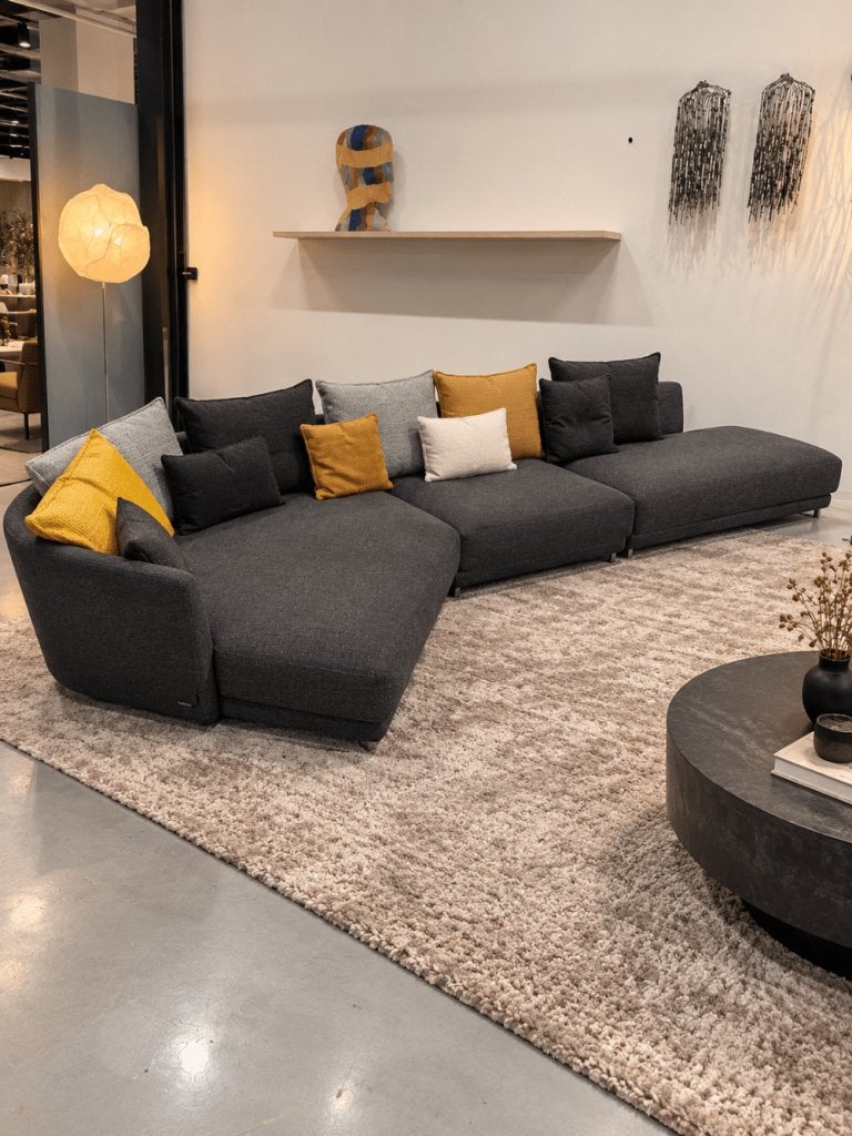 Nieuw Rolf Benz Onda Hoekbank Antraciet Design Bank 440, Leolux Jori Montis Gelderland Harvink COR De Sede Wittmann, Service@rolf-benz.com
