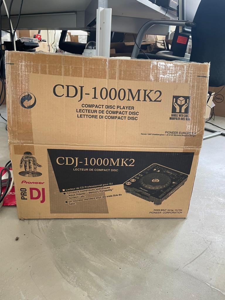 Cdj-100 mk2 pro dj set. Nog helemaal nieuw in plastic/doos, Ophalen of Verzenden, Nieuw, Dj-set, Overige merken