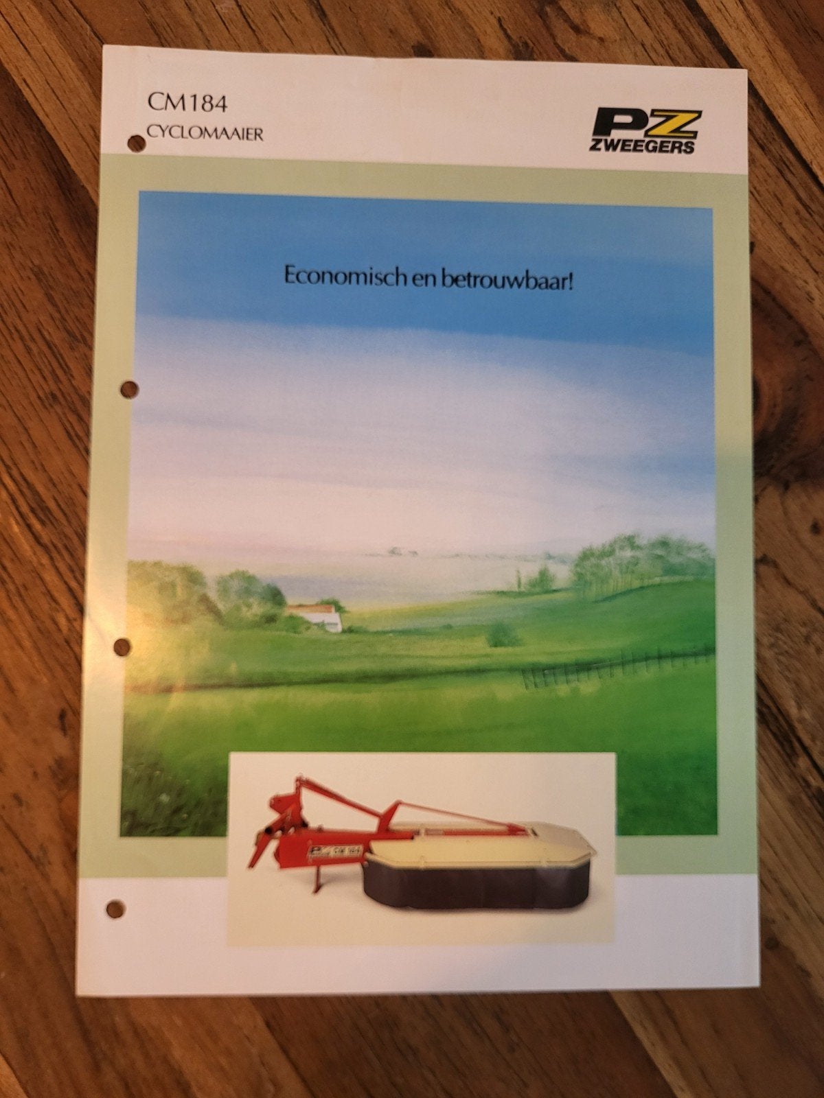 tractor folder PZ zweegers  cyclomaaier CM184, Boeken, Ophalen of Verzenden, Zo goed als nieuw