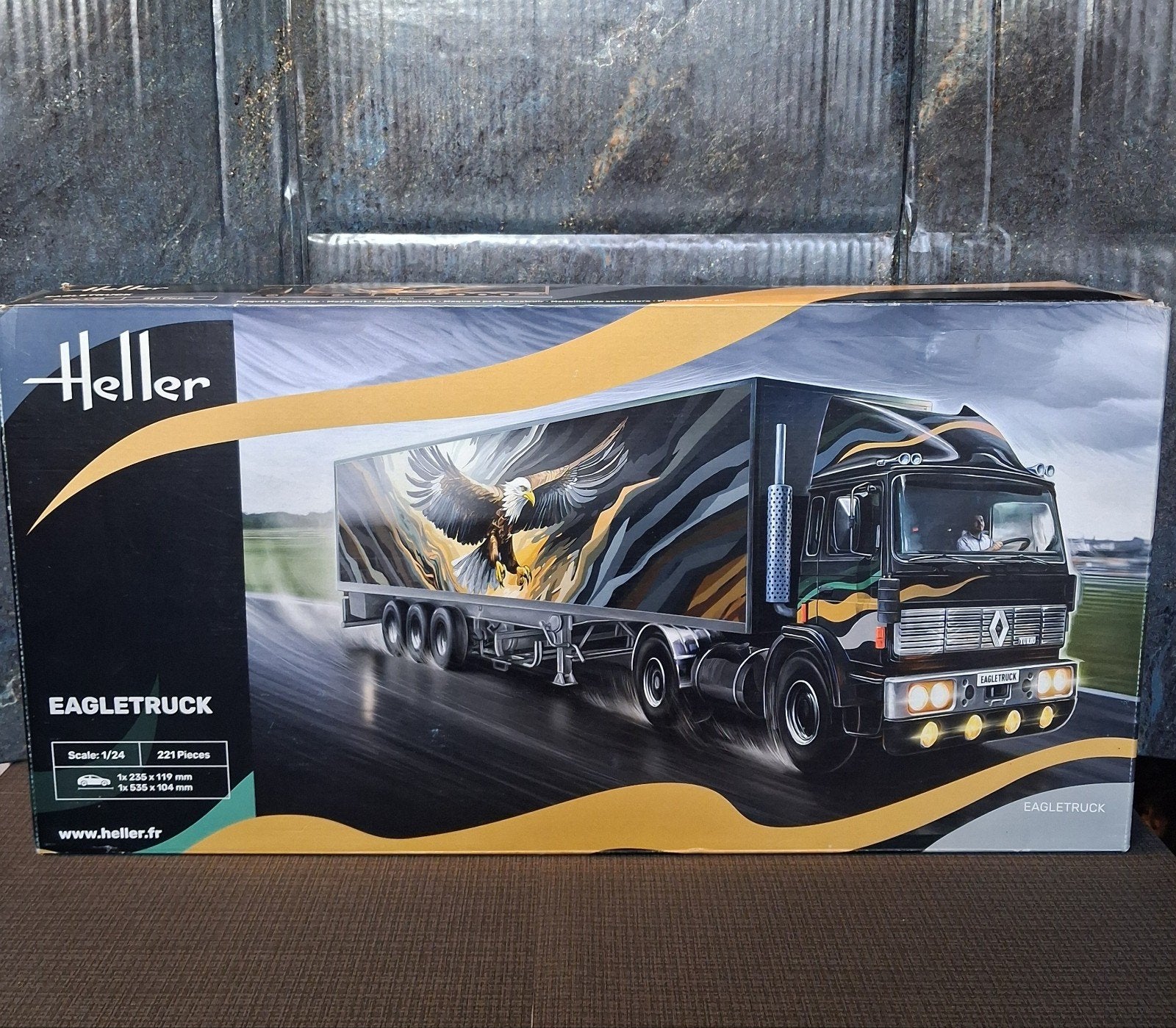 Heller Eagletruck, 1:32 tot 1:50, Ophalen of Verzenden, Zo goed als nieuw, Truck