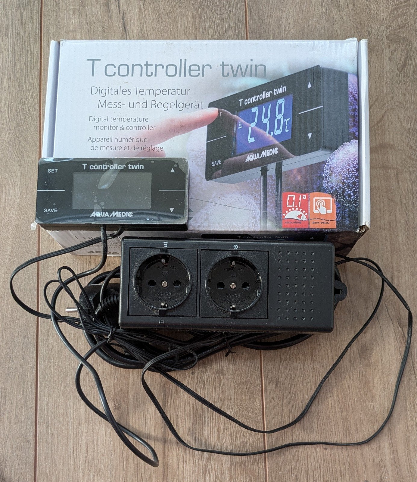 Aqua medic T-controller twin, Ophalen, Verlichting of Verwarming