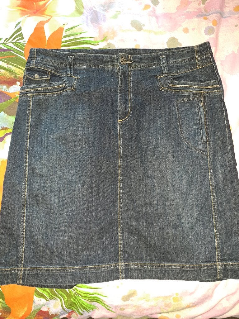 Green ICE Jeans spijkerrok maat 46, Kleding | Dames, Blauw, Ophalen of Verzenden, Zo goed als nieuw, Green ICE Jeans
