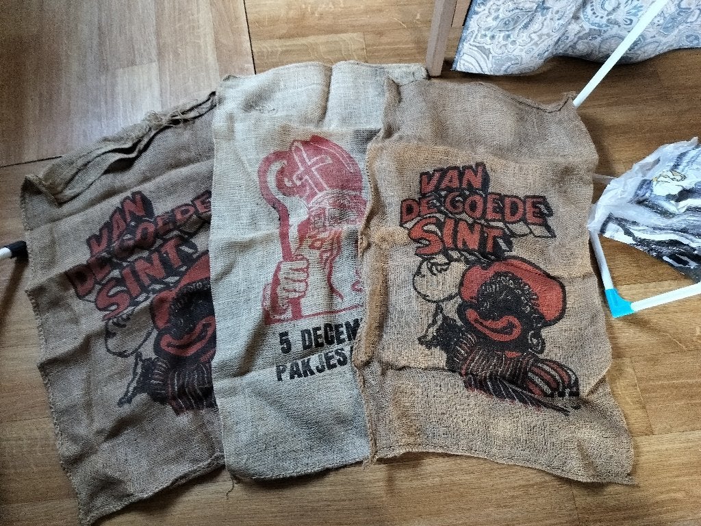 Jute zakken voor Sinterklaas, Ophalen of Verzenden, Zo goed als nieuw
