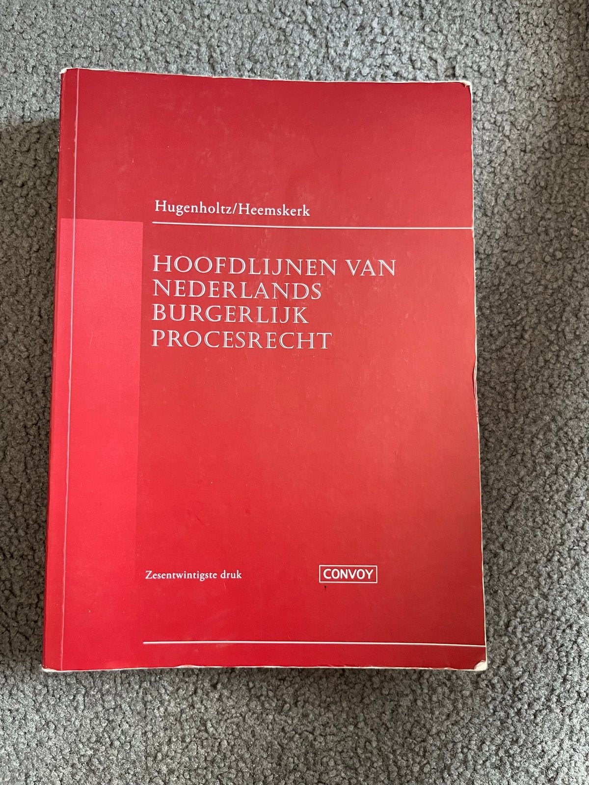 Hoofdlijnen Nederlands Burgerlijk Procesrecht, Boeken, Studieboeken en Cursussen, Ophalen of Verzenden, Gamma, Gelezen, WO