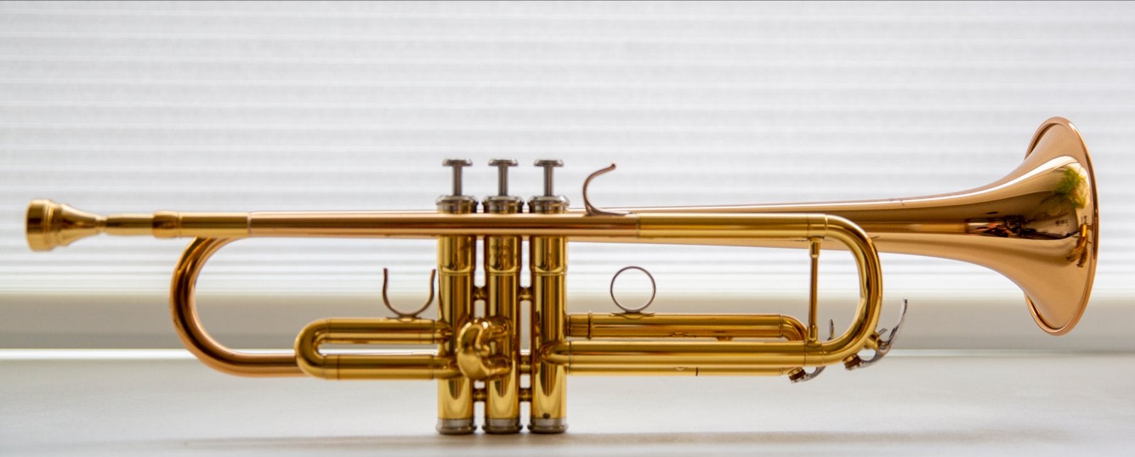 Yamaha YTR4335G Trompet - Zo goed als nieuw met extra's, Ophalen of Verzenden, Zo goed als nieuw, Bes-trompet, Met koffer