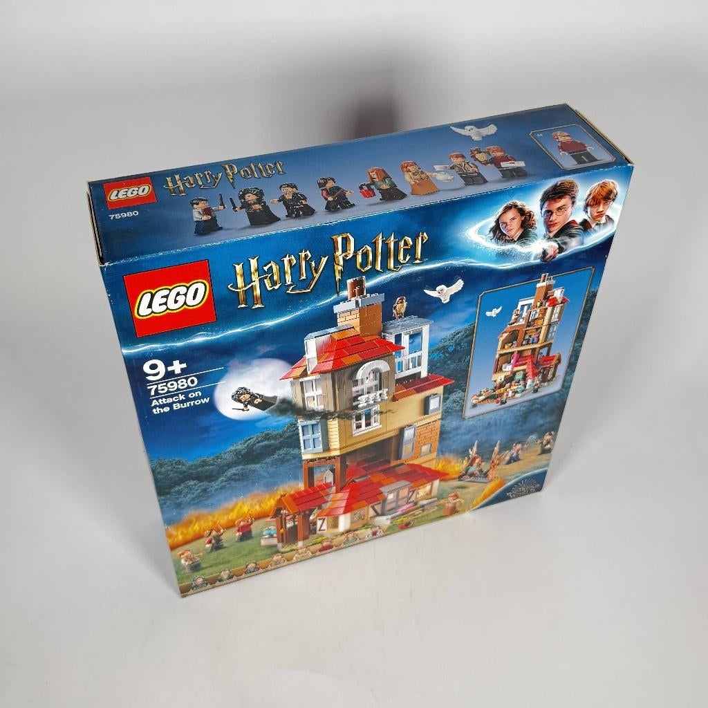 LEGO Harry Potter 75980 Attack on the Burrow – Nieuw, Lego, Ophalen of Verzenden, Complete set, Ongeopend/sealed