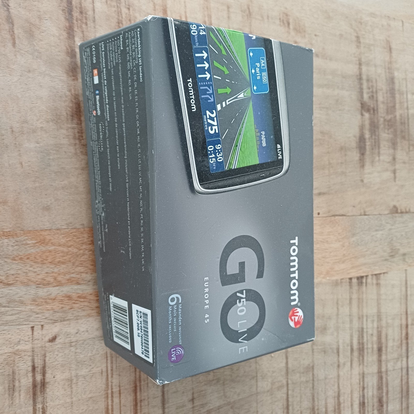 TomTom Go Live 750 Europa 45 - Zo goed als nieuw, Auto diversen, Autonavigatie, Ophalen of Verzenden, Zo goed als nieuw