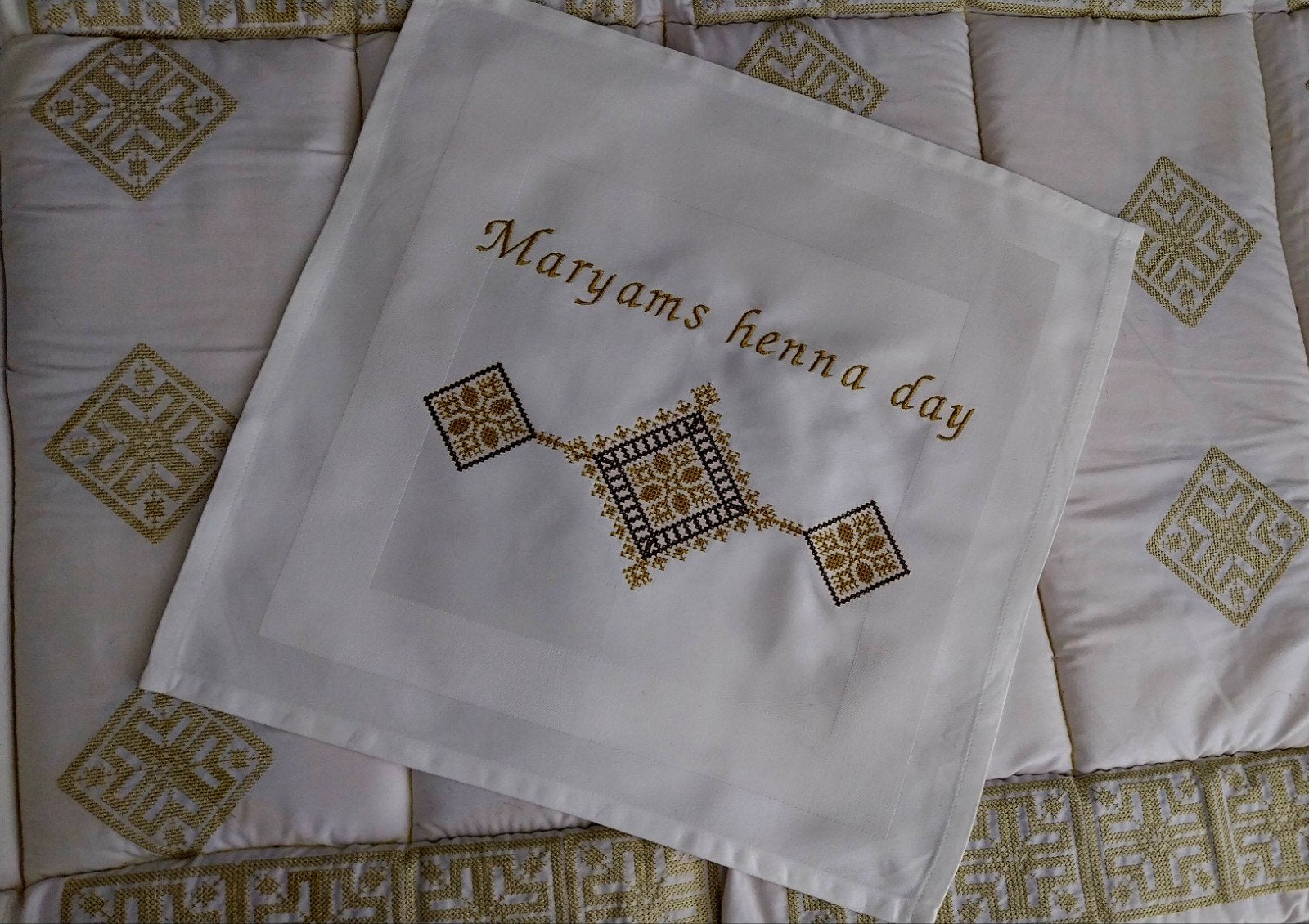 Hennadag doek voor handen en voeten - Maryams henna day, Ophalen of Verzenden, Zwart, Accessoires