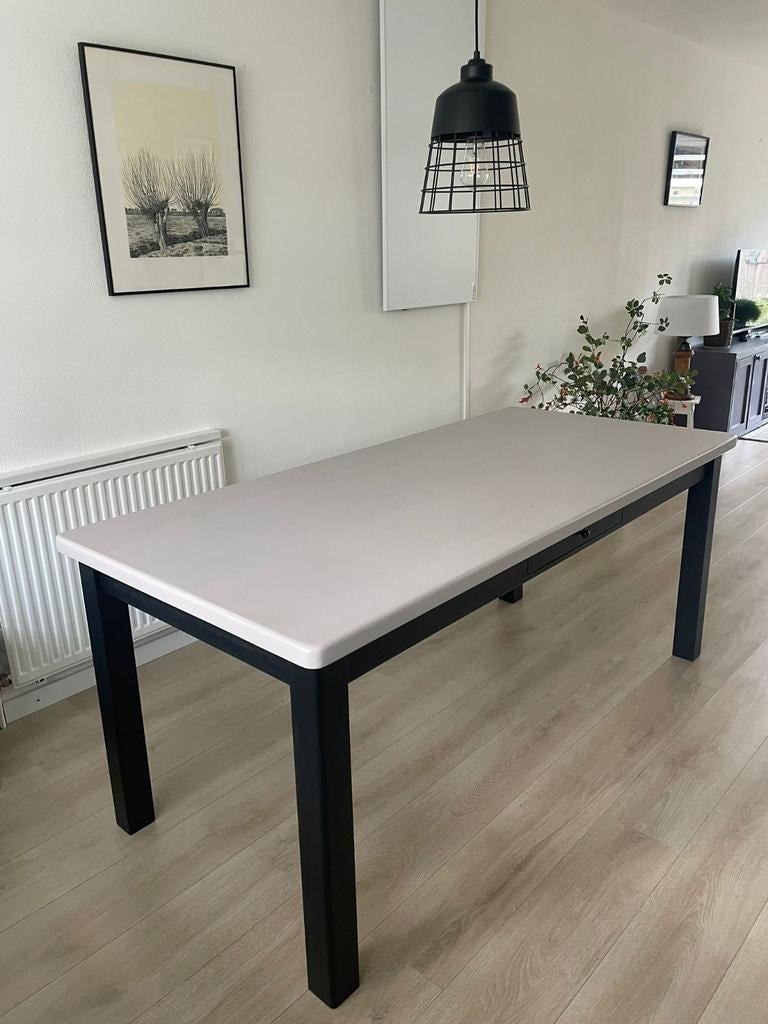 Eetkamertafel - kwaliteit materiaal en stevig, Huis en Inrichting, Tafels | Eettafels, Ophalen, Rechthoekig, 150 tot 200 cm, 50 tot 100 cm