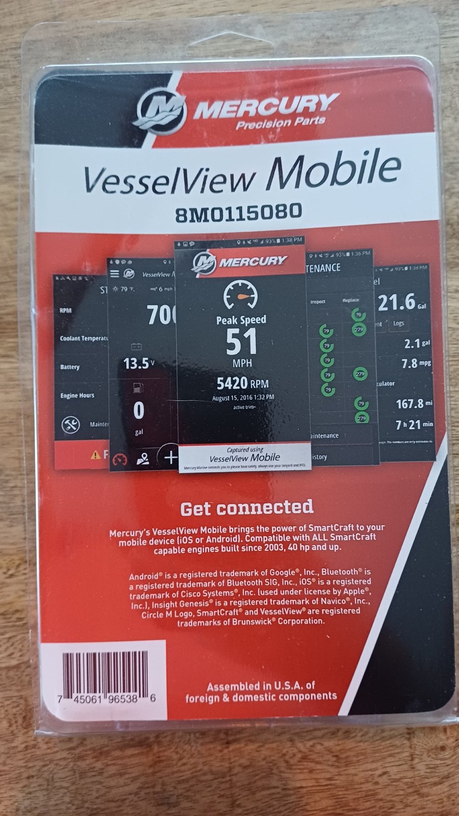Mercury VesselView Mobile Module 8M0115080, Watersport en Boten, Ophalen, Nieuw, Motor en Techniek