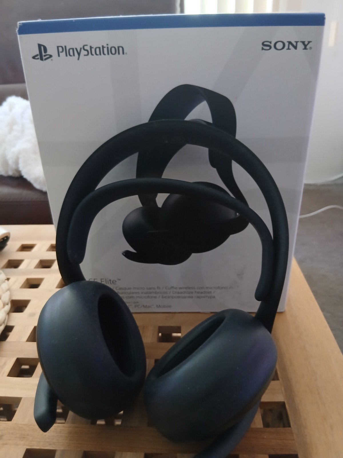 Playstation Pulse Elite headset, Spelcomputers en Games, Spelcomputers | Sony PlayStation 5, Zo goed als nieuw, Ophalen