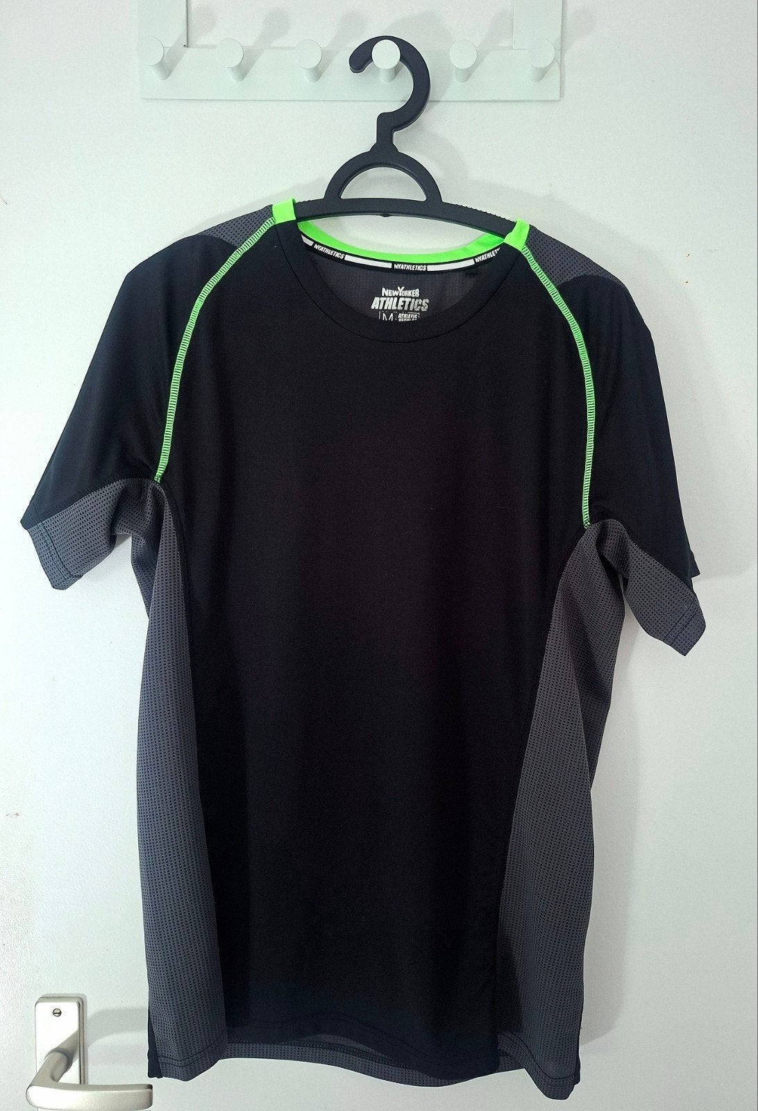 New Yorker Athletics Shirt, Ophalen, Fitness, Maat 48/50 (M), Zwart