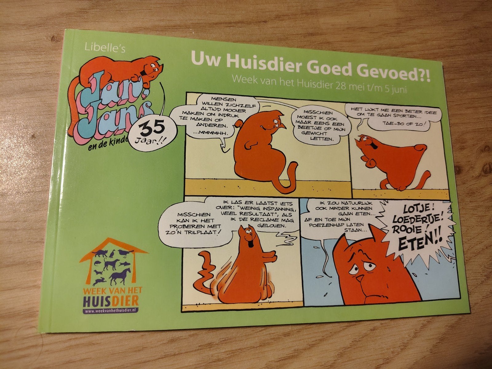 Jan, Jans en de kinderen Uw Huisdier Goed Gevoed?!, Boeken, Stripboeken, Eén stripboek, Ophalen of Verzenden, Zo goed als nieuw