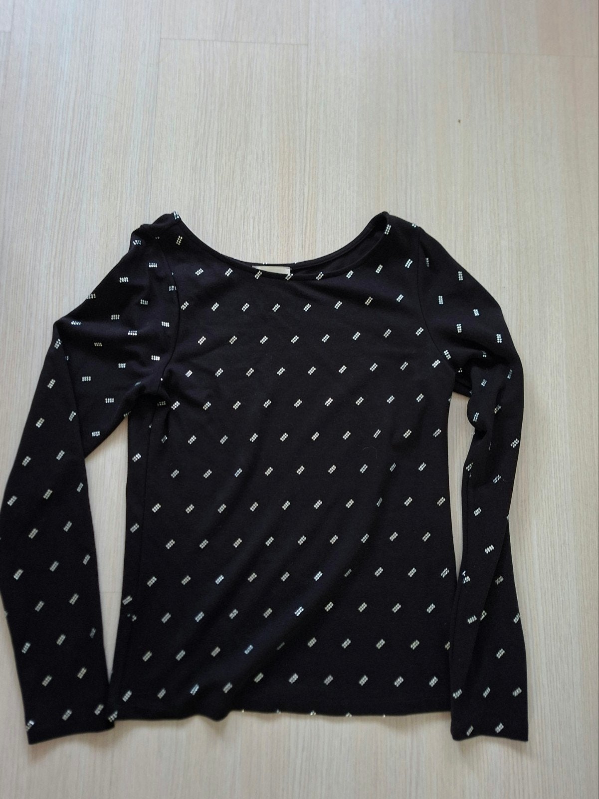 Zwart Shoeby strass shirt maat M, Maat 38/40 (M), Zwart, Ophalen of Verzenden, Zo goed als nieuw