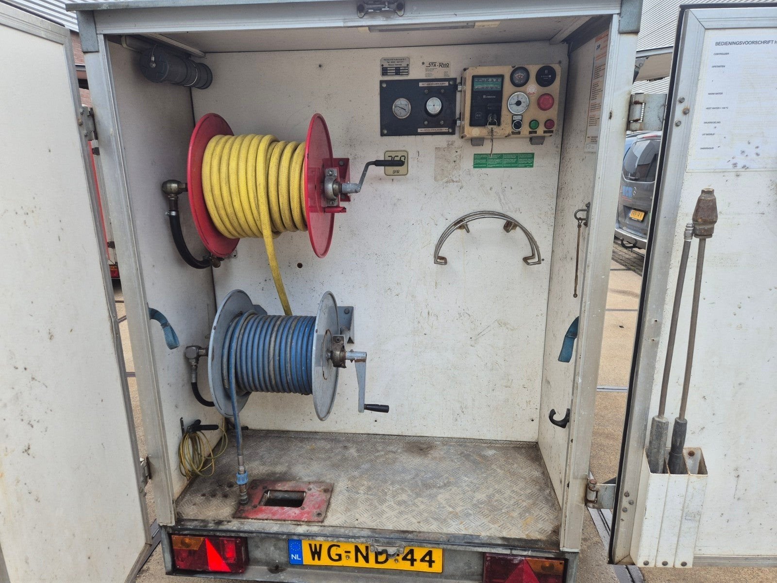 Dibo jmb-h 350/18 hogedrukreiniger op trailer, Ophalen, Benzine, Gebruikt, DIBO