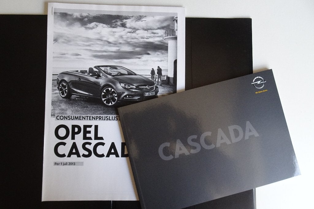 Opel Cascada Brochure (2013), Ophalen of Verzenden, Zo goed als nieuw, Opel