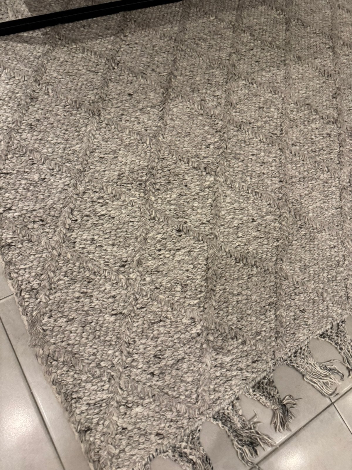 wollen vloerkleed 165x240, Huis en Inrichting, Stoffering | Tapijten en Kleden, Ophalen, Zo goed als nieuw, Rechthoekig, 200 cm of meer