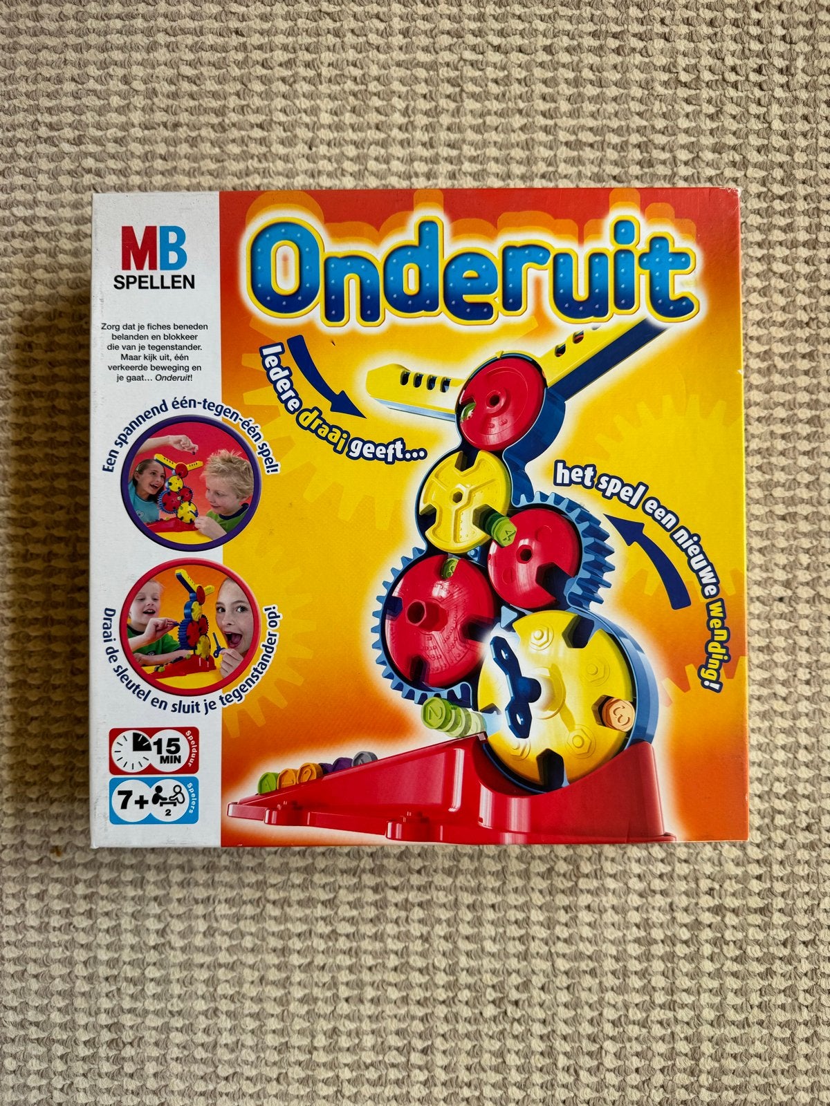 Onderuit MB Spellen - Een spannend één-tegen-één spel, Een of twee spelers, Ophalen of Verzenden, Zo goed als nieuw