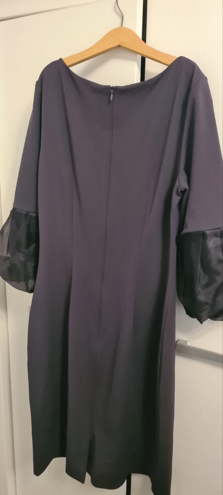 Vera Mont jurk met pofmouwen - Maat M, Maat 38/40 (M), Zwart, Ophalen of Verzenden, Zo goed als nieuw