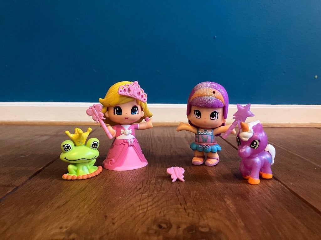 Pinypon prinsessen met dier, Ophalen of Verzenden, Zo goed als nieuw, Overige typen