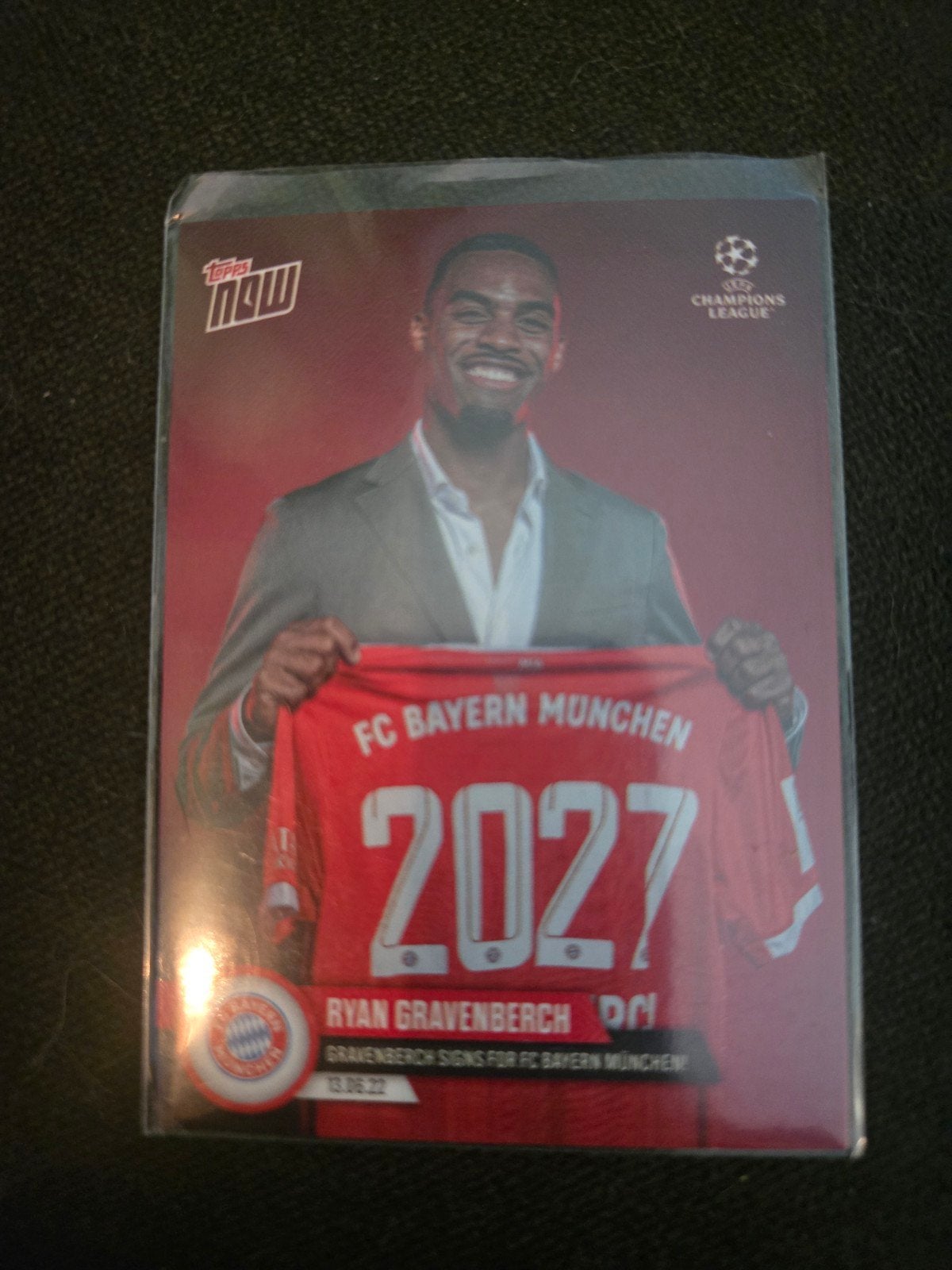 Ryan Gravenberch Topps Now FC Bayern München P504, Verzamelen, Ophalen of Verzenden
