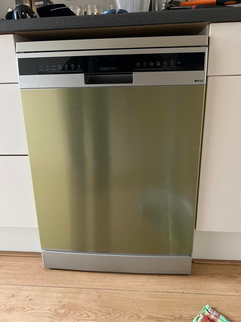 Siemens IQ500 Vrijst. Vaatwasser - Z.G.A.N.Folie nog op deur, Ophalen, 60 cm of meer, Eco programma, Minder dan 10 liter