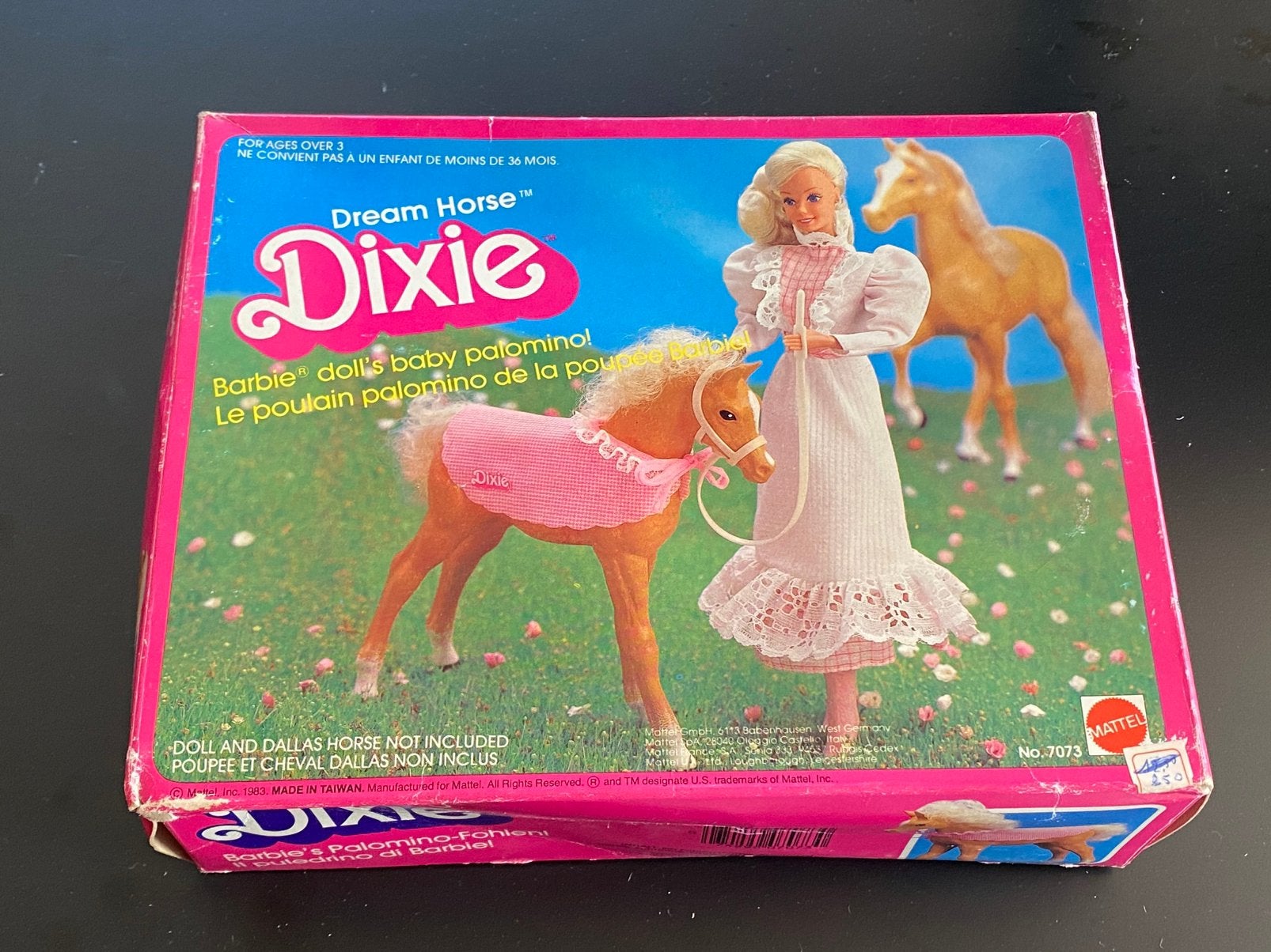 Vintage Barbie Palomino Dream Horse Dixie 80s Mattel + doos, Verzenden