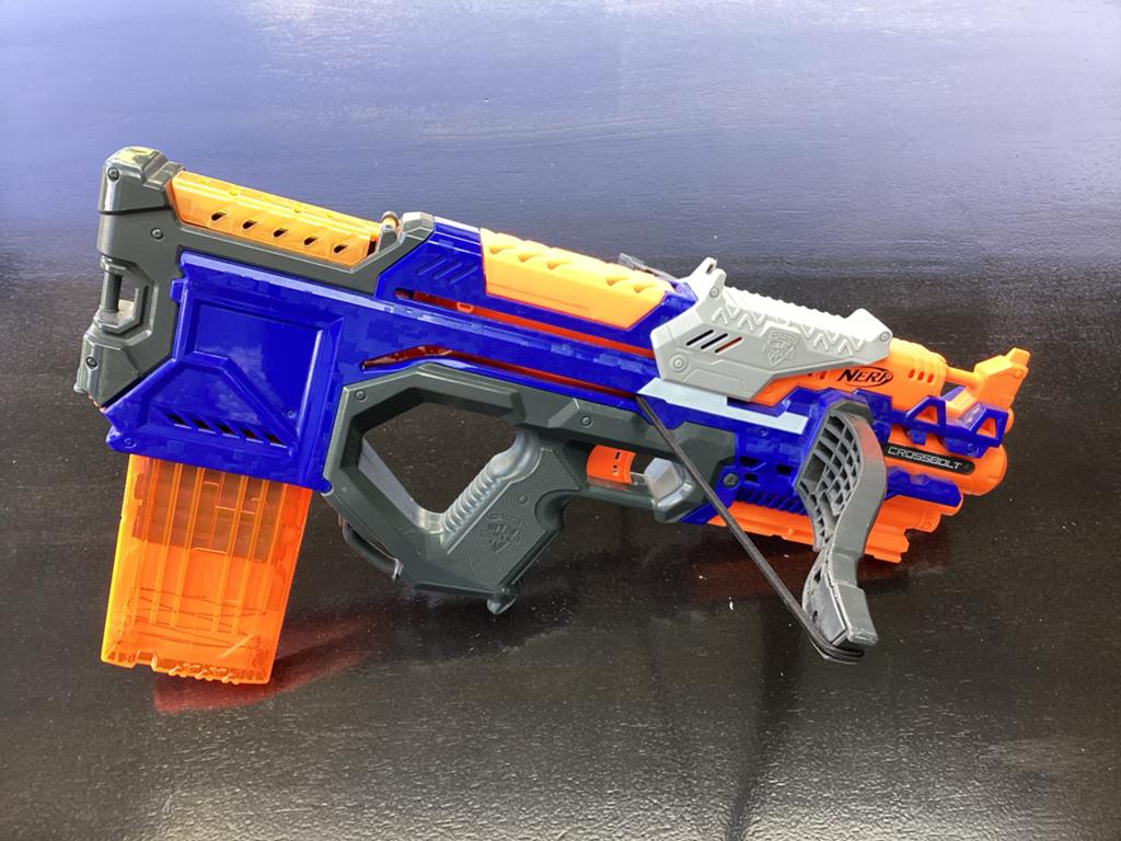 Nerf N-Strike Elite CrossBolt Blaster, Kinderen en Baby's, Speelgoed | Buiten | Actiespeelgoed, Ophalen, Zo goed als nieuw