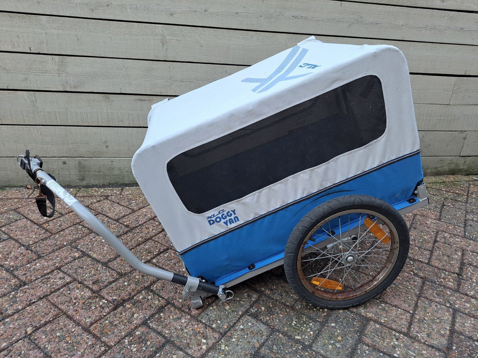 XLC Doggy Van Hondenfietskar - Blauw/Zilver, Ophalen, Gebruikt, Opvouwbaar, 20 tot 40 kg