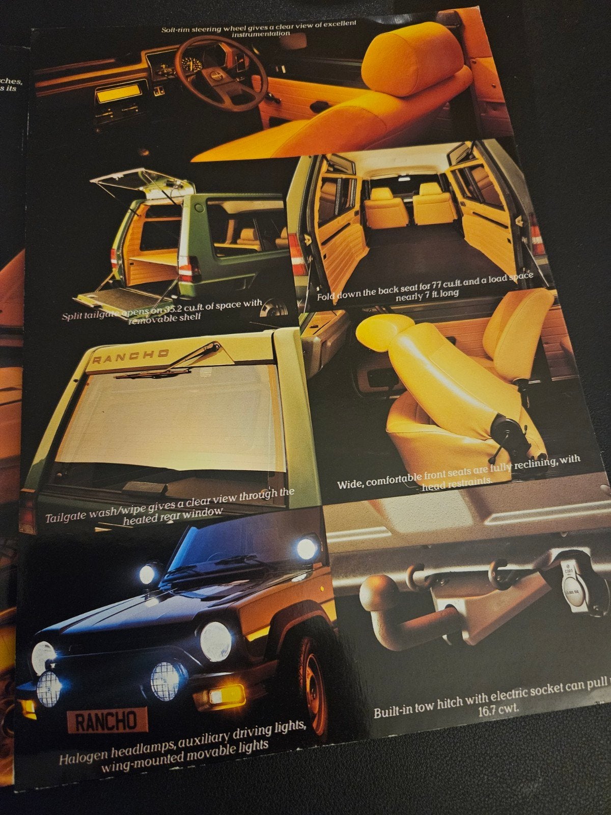 Brochure Talbot Matra Rancho UK, Ophalen of Verzenden, Zo goed als nieuw, Overige merken