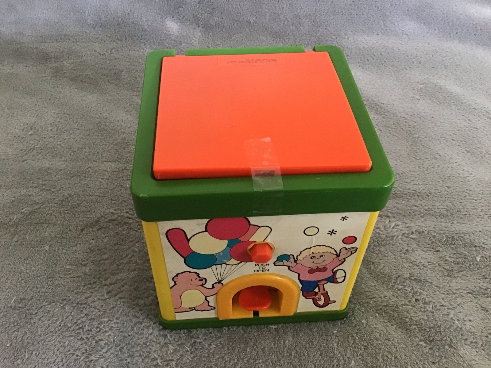 Redbox Jack in the Box Jaren '80 - Defect deksel, Ophalen of Verzenden, Gebruikt, Overige typen, Met geluid