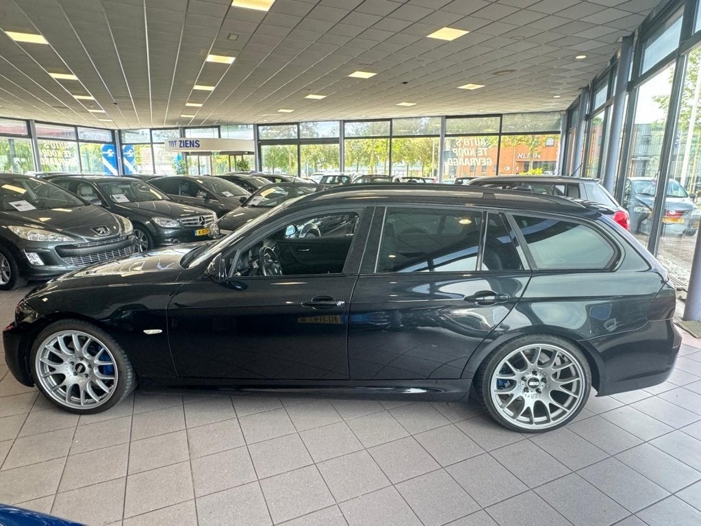 BMW 3 Serie Touring 335i High Executive STAGE 2+ 400+ PK BBS, Gebruikt, Zwart, Zwart, Leder