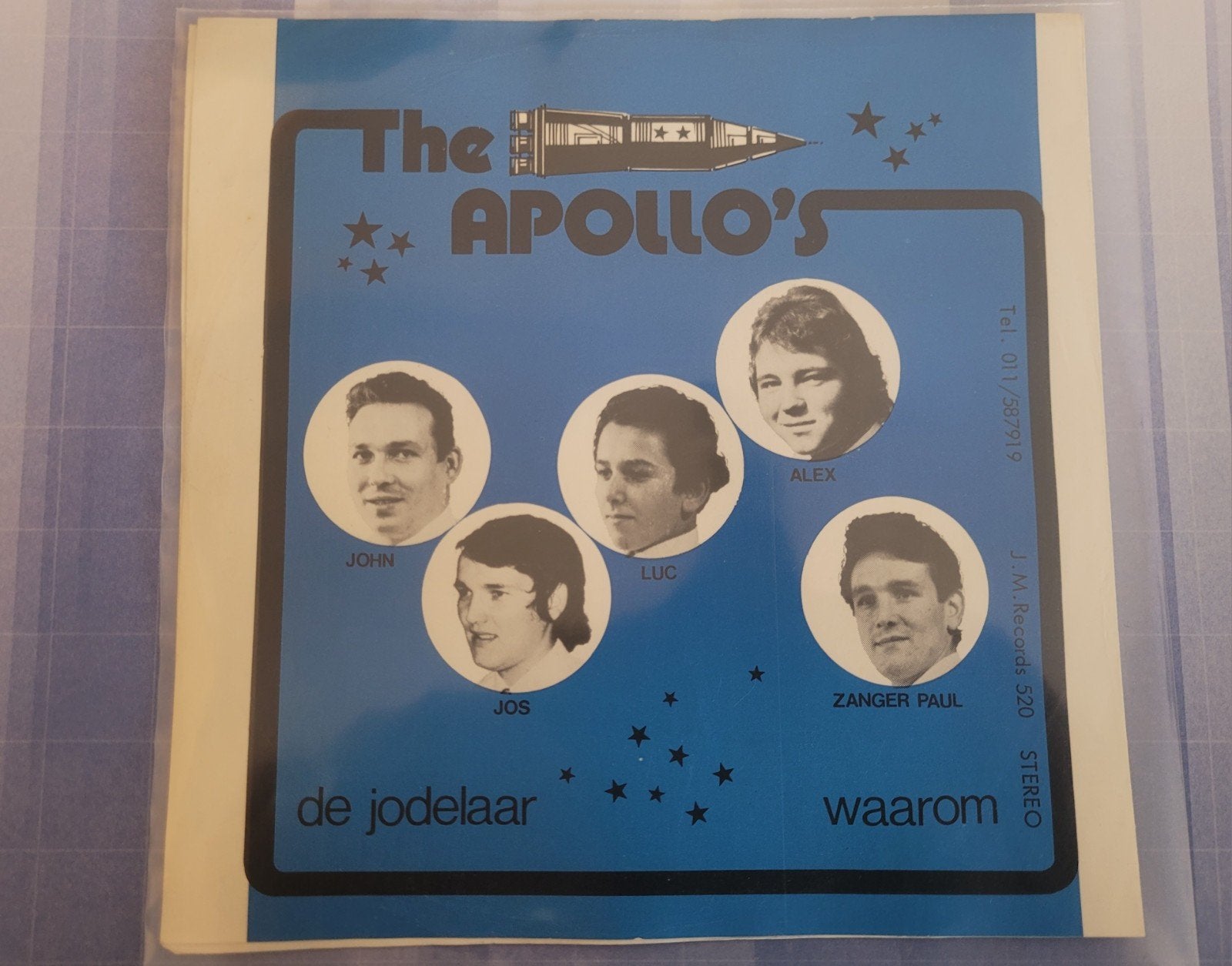 De Apollo's - Waarom - De jodelaar., Cd's en Dvd's, Ophalen, Zo goed als nieuw, Overige formaten, Levenslied of Smartlap