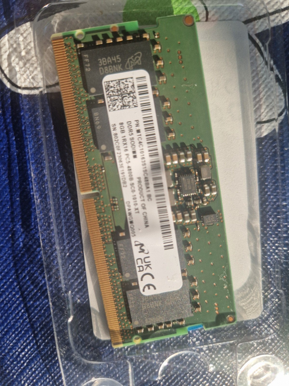 DDR5 SODIMM 2x8GB 4800MHz Laptop Geheugen, Nieuw, Ophalen of Verzenden, DDR5, Laptop