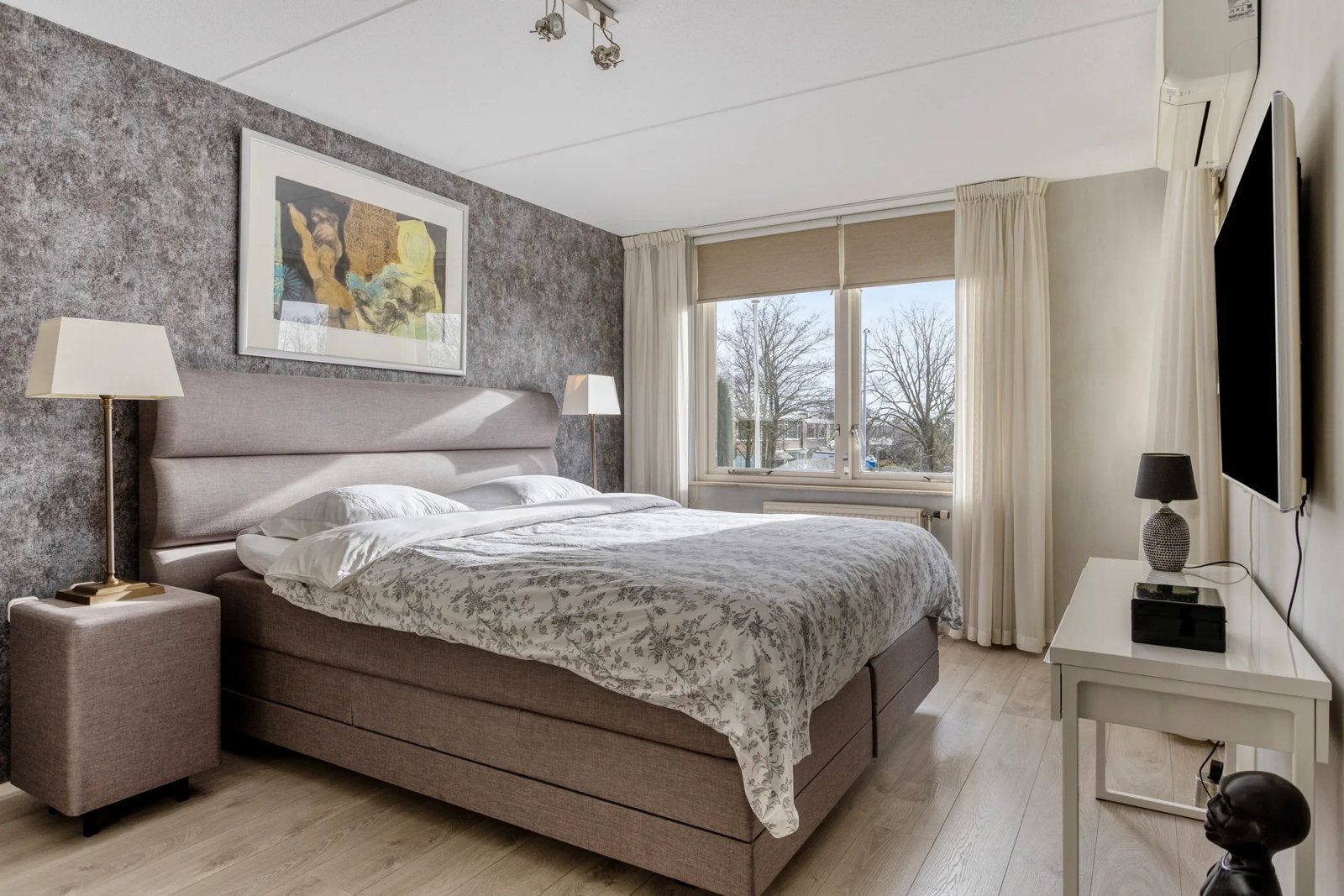 Swiss Sense boxspring elektrisch verstelbaar, Ophalen, Gebruikt, 210 cm, Tweepersoons