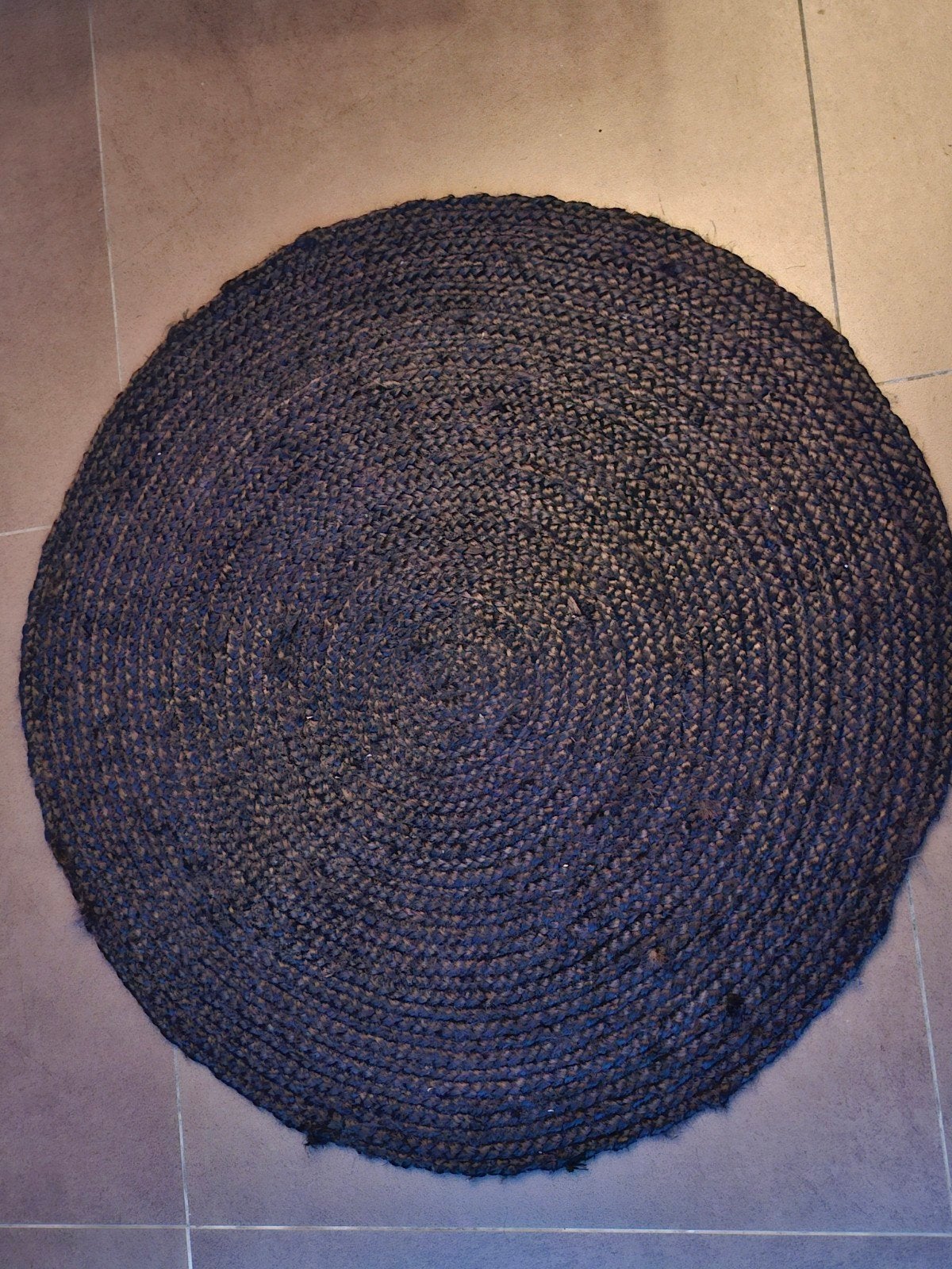 jute vloerkleed 100 cm doorsnede, Ophalen, Overige materialen, Zo goed als nieuw, Overige typen