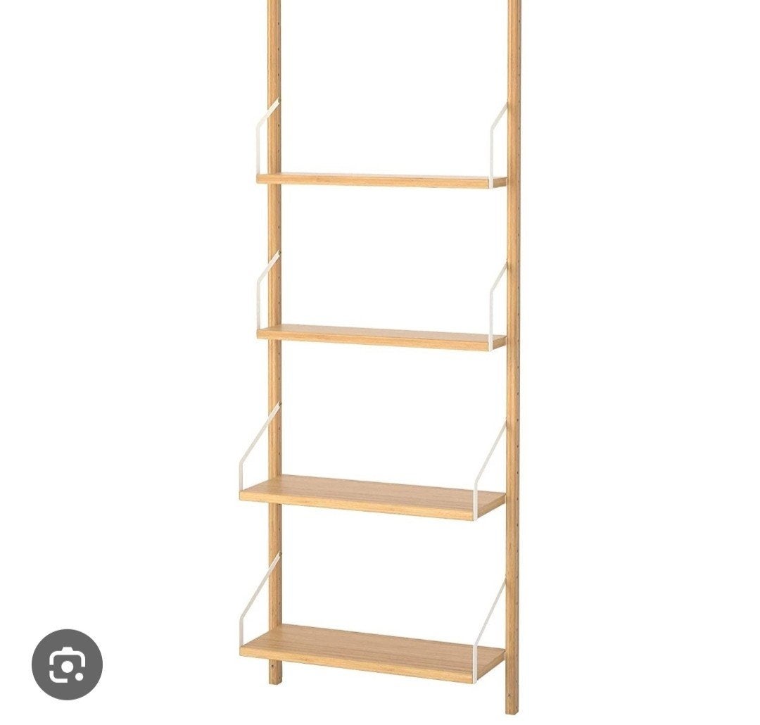 IKEA SVALNÄS wandrek bamboe - vijf planken, Ophalen