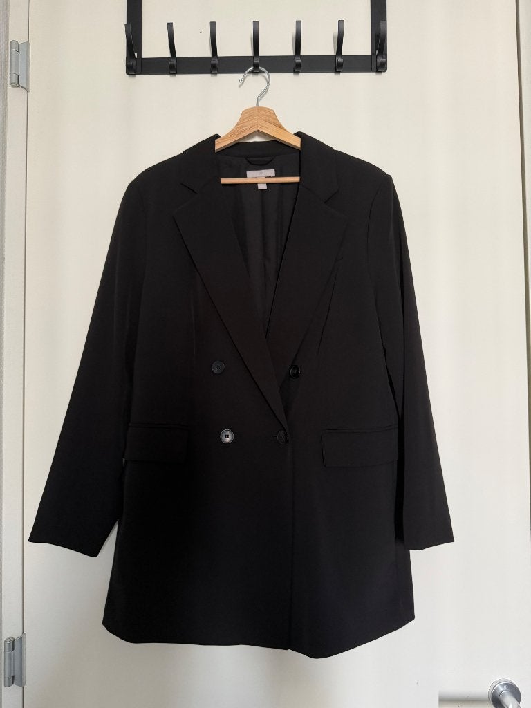 H&M Blazer - size M, Zwart, Zo goed als nieuw, Jasje, H& M