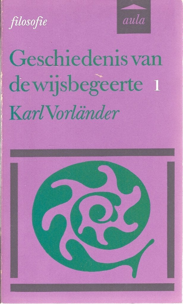 Karl Vorländer - Geschiedenis  van de Wijsbegeerte deel 1, Ophalen of Verzenden, Nieuw, Wijsbegeerte of Ethiek, Karl Vorländer