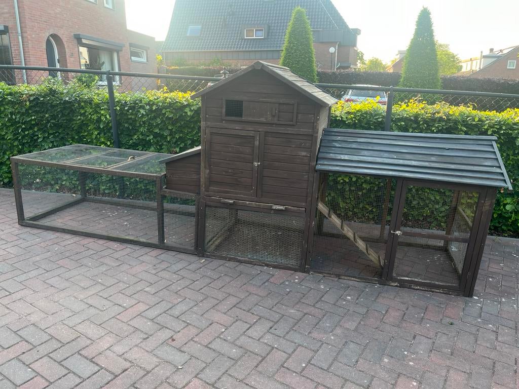 Konijnen of kippenhok, Ophalen, 90 cm of meer, Hok, 110 cm of meer