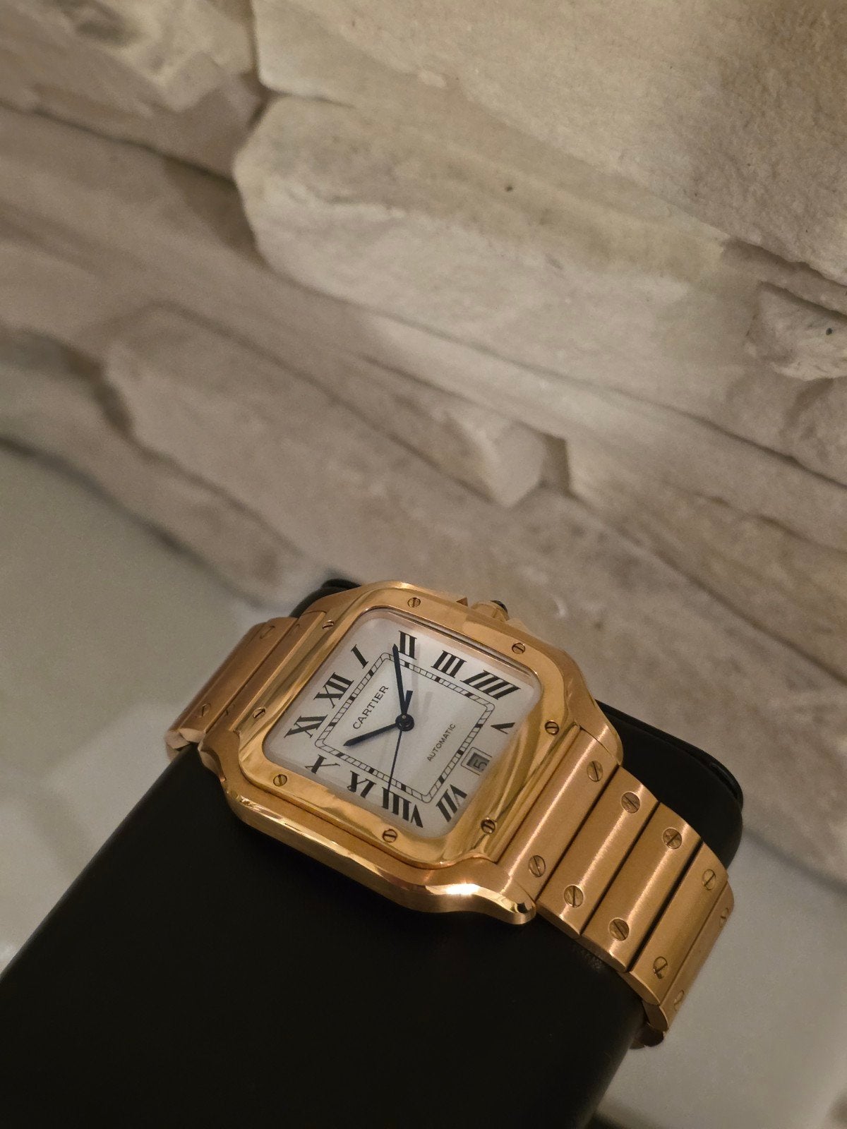 cartier santos rosé, Ophalen of Verzenden, Nieuw, Staal, Overige merken