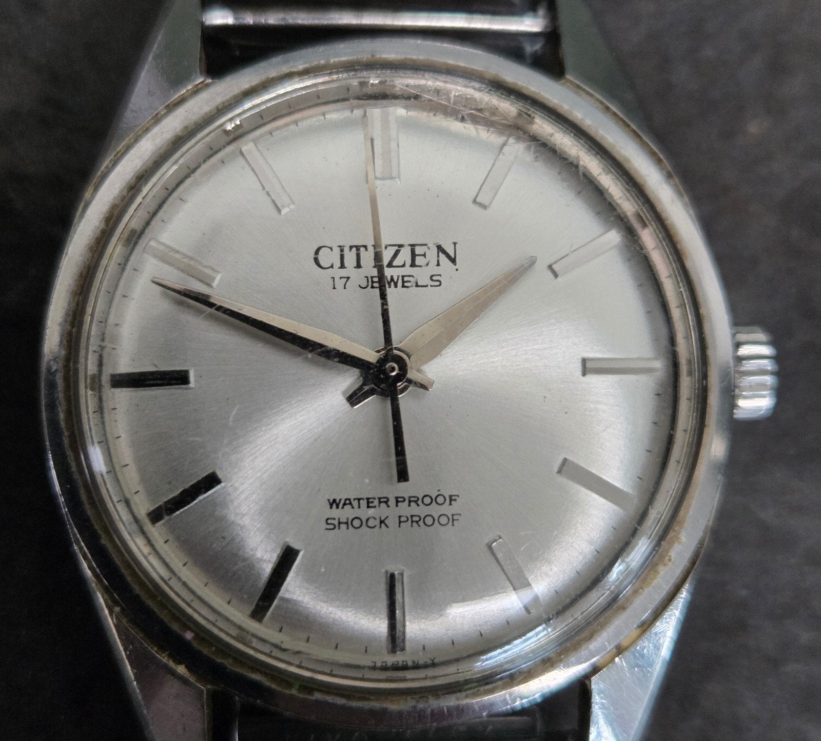 Citizen jaren 60, Staal, Met bandje, Polshorloge, Citizen