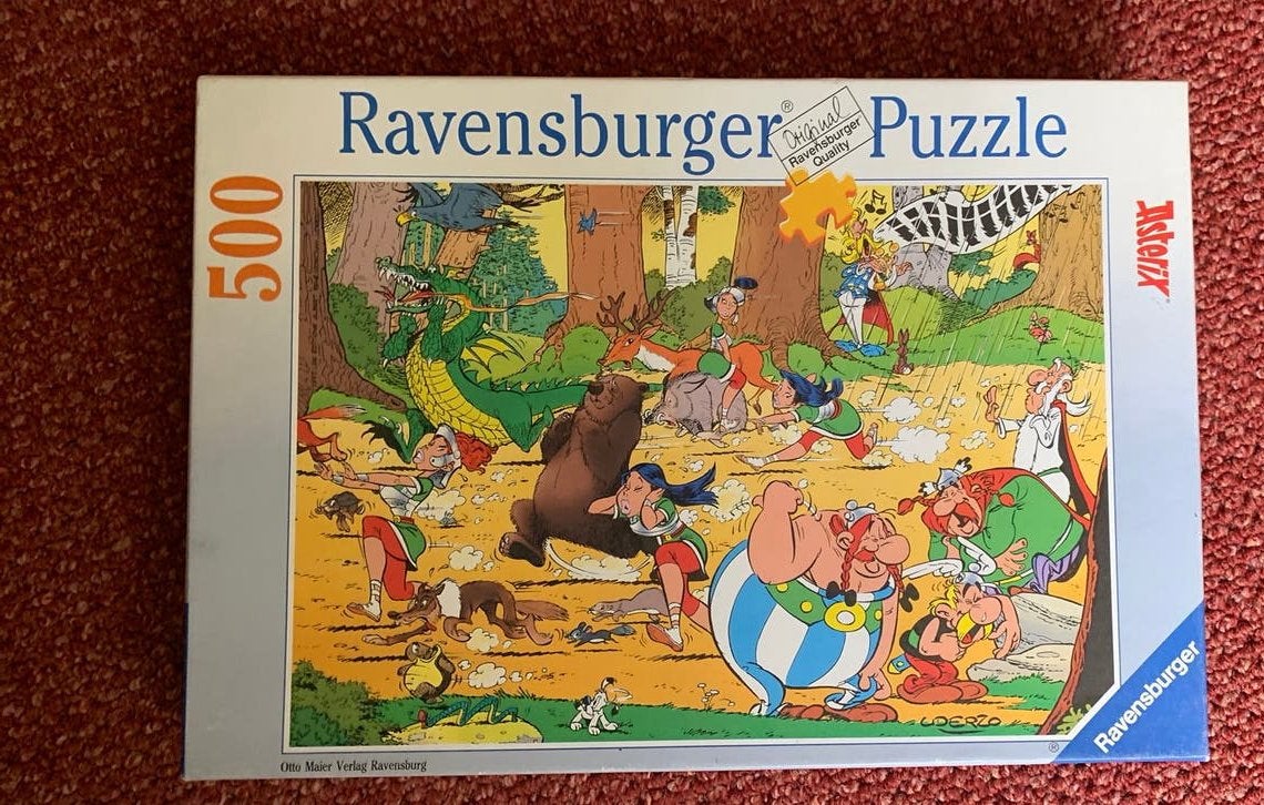 Asterix en Obelix puzzel van 500 stukjes, Ophalen of Verzenden, 500 t/m 1500 stukjes, Zo goed als nieuw