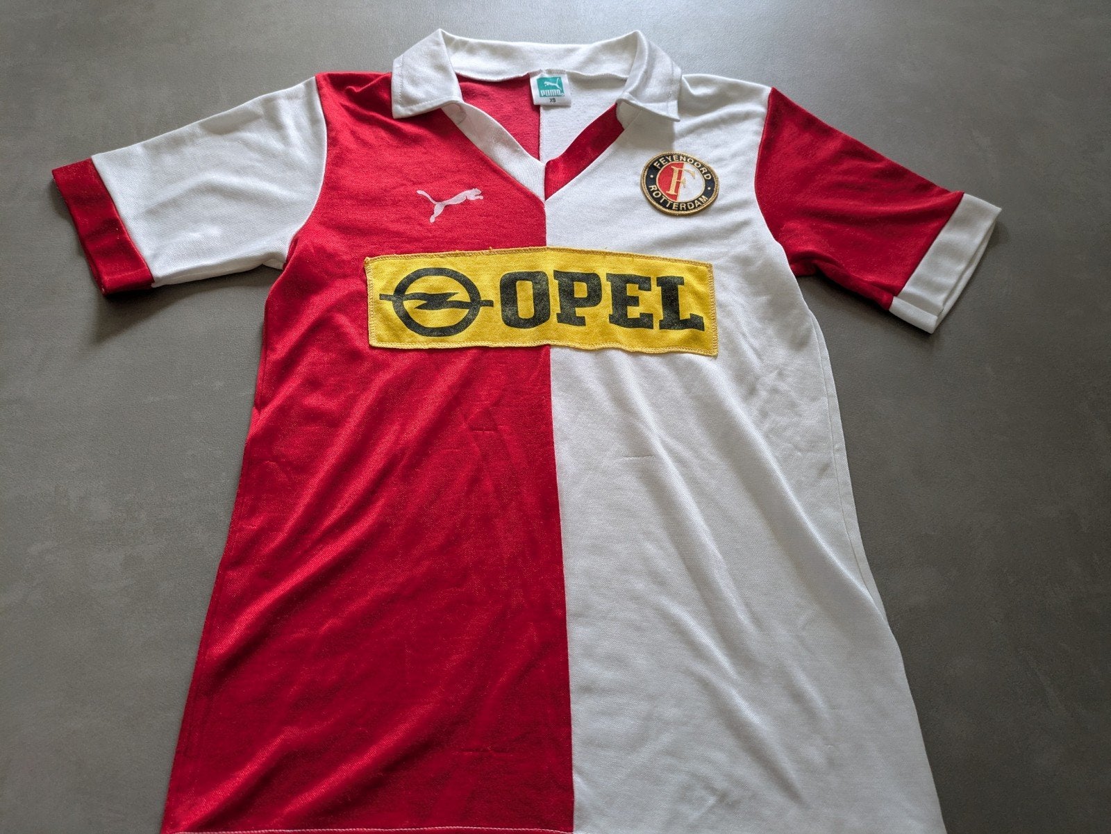 Voetbalshirt Feyenoord vintage shirt 1984 Zeldzaam Zeer Mooi, Maat XS of kleiner, Ophalen of Verzenden, Zo goed als nieuw, Shirt