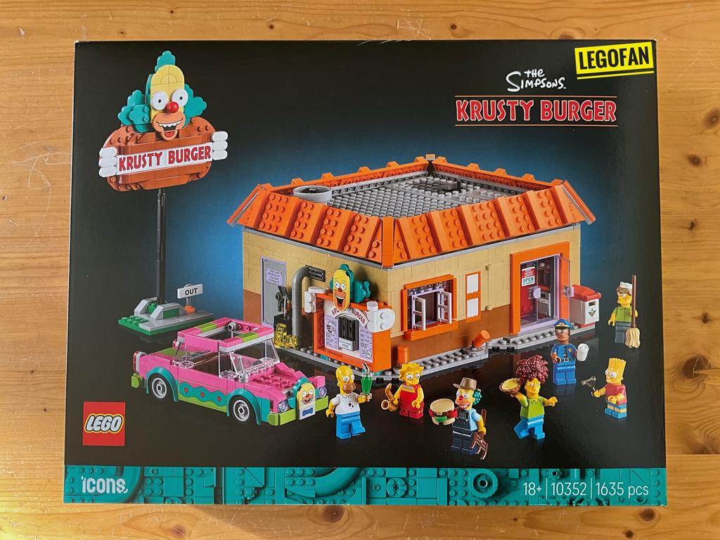 🆕 NIEUW (SEALED!): LEGO 10352 The Simpsons: Krusty Burger, Lego, Nieuw, Ophalen of Verzenden, Icons