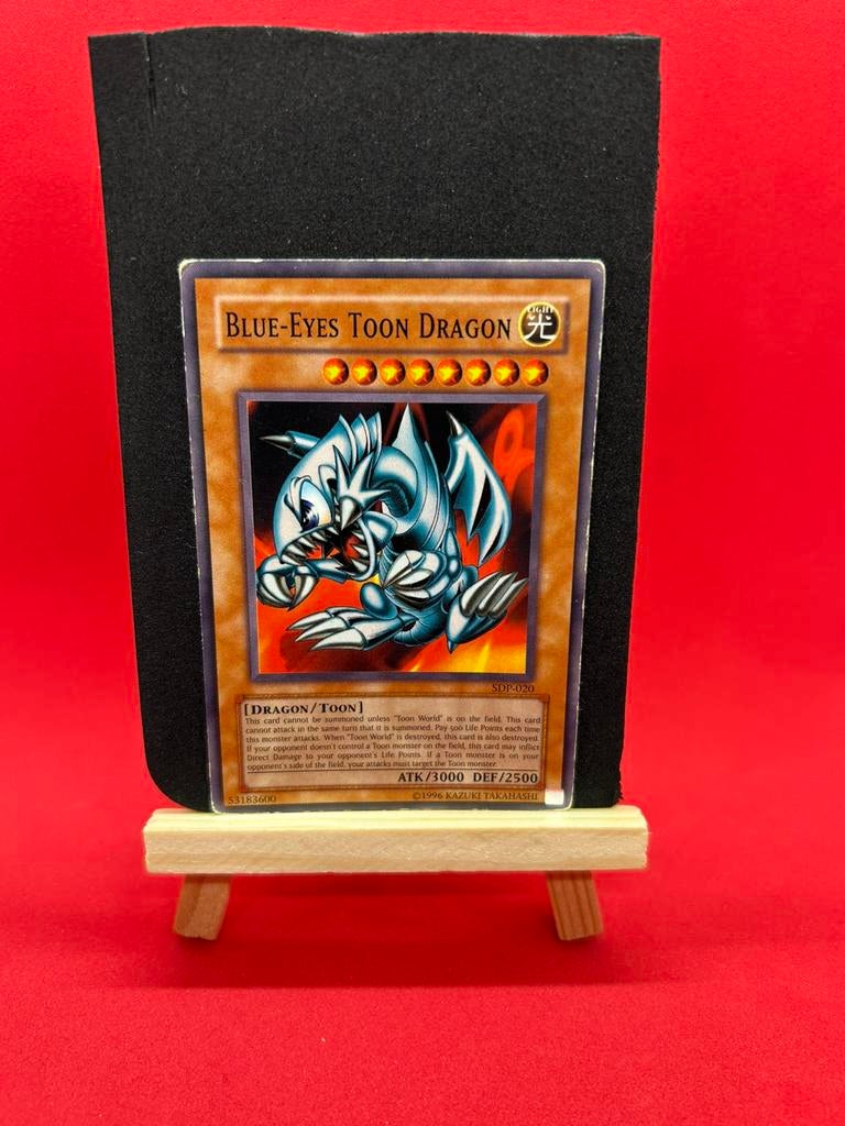 Yu‑Gi‑Oh! Blue‑Eyes Toon Dragon – SDP‑020 – S/D Pegasus, Ophalen of Verzenden