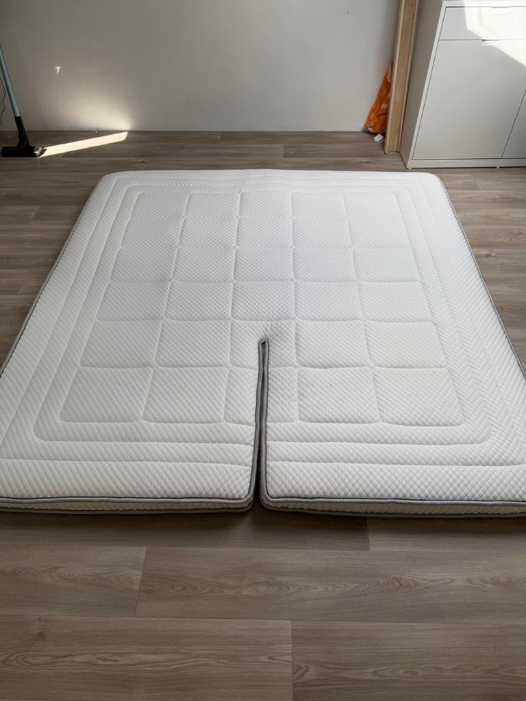 Aeromax Split Topper 200x210cm - Zo goed als nieuw, Ophalen, 210 cm, Tweepersoons, Zo goed als nieuw