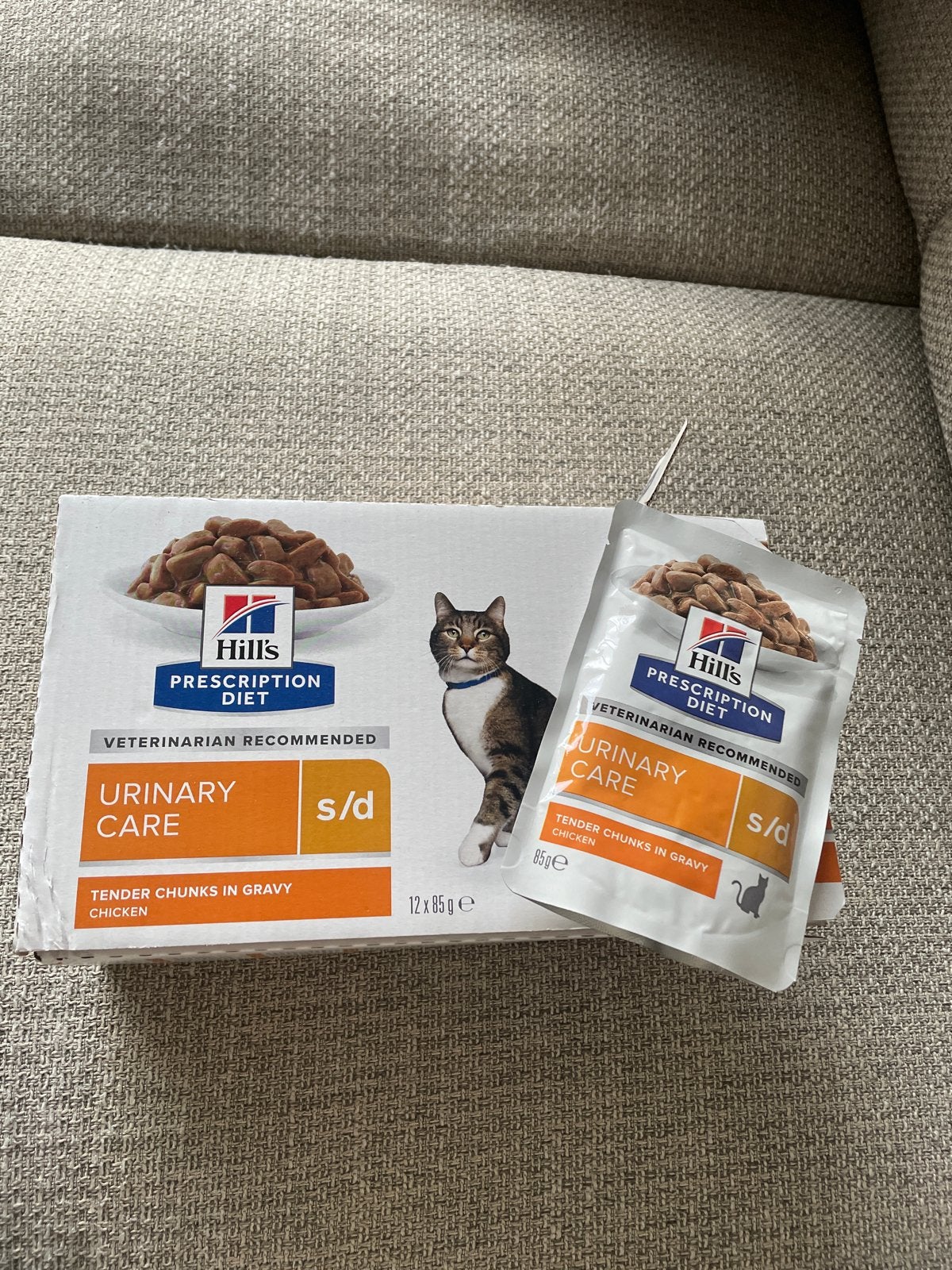 s/d Urinary care Hills zakjes natvoer kip in saus, Dieren en Toebehoren, Ophalen of Verzenden, Kat